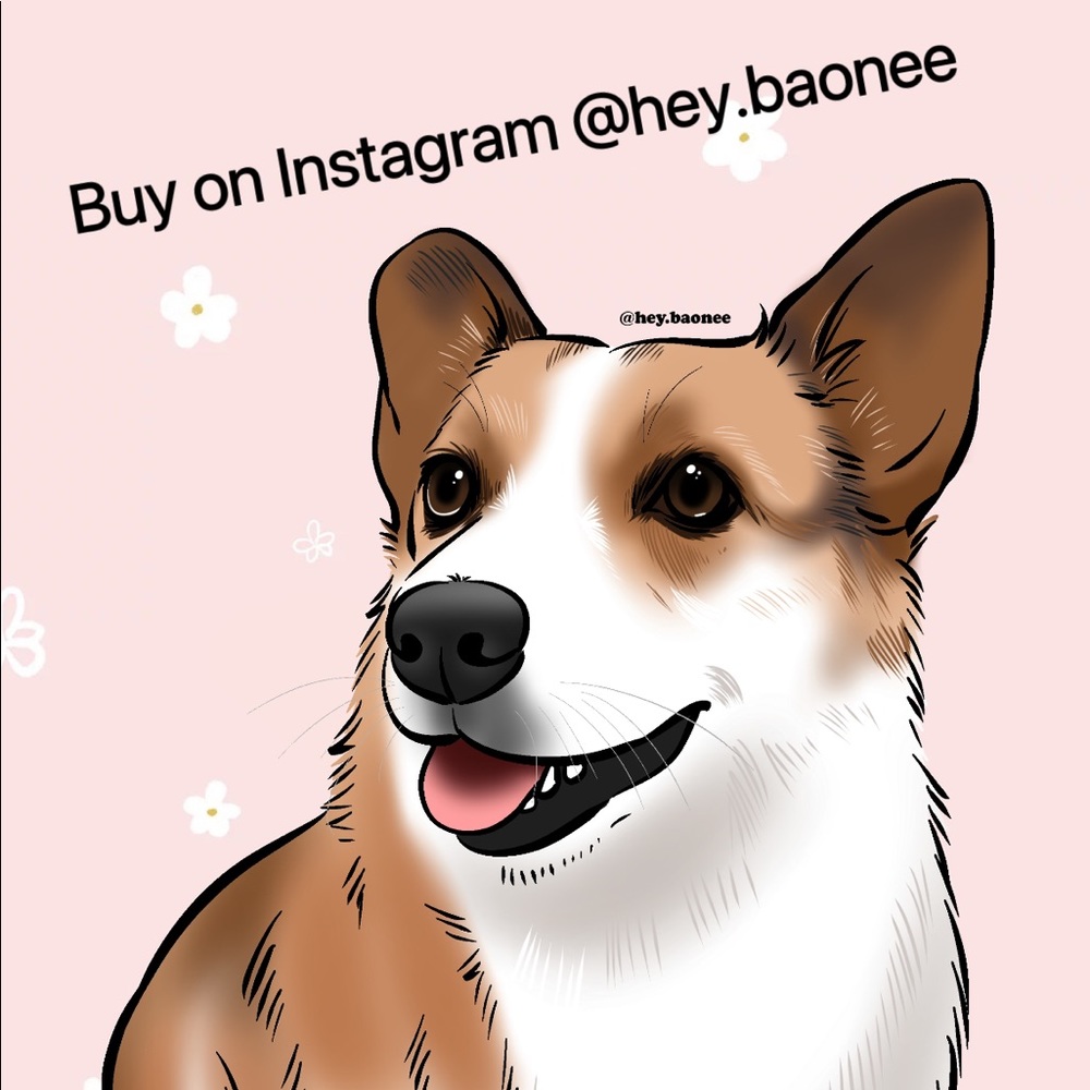 $15 CUTE custom pet portrait❤️